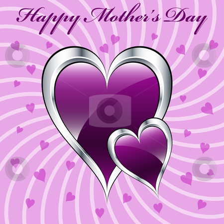 purple love heart background. Mother#39;s day purple hearts