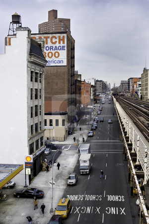To use this stock image in your creative project, please select the size you need over to the right and click the "Add to Cart" button.
Your downloaded image will come with the Cutcaster watermark removed so don’t worry about the watermark you see on this page. Harlem stock photo, Street view from the 125th st station in Harlem, NY. by Felice Fornabaio