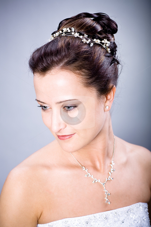 Bride hairstyle Bride hairstyle stock photo, A example of bride hairstyle by Val Thoermer
