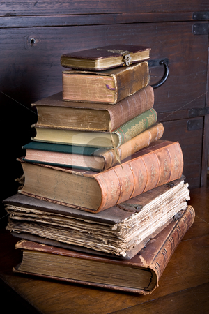 To use this stock image in your creative project, please select the size you need over to the right and click the "Add to Cart" button.
Your downloaded image will come with the Cutcaster watermark removed so don’t worry about the watermark you see on this page. Pmd library pile stock photo, Pile of antique books, one of them over 300 years old by Anneke