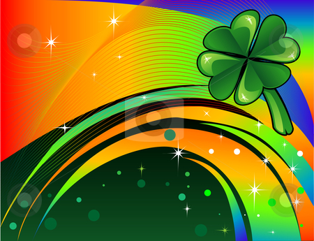To use this stock image in your creative project, please select the size you need over to the right and click the "Add to Cart" button.
Your downloaded image will come with the Cutcaster watermark removed so don’t worry about the watermark you see on this page. St. Patrick's Day Background stock vector clipart, Vector Abstract shamrock with rainbow colored background. St. Patrick's Day Background. by Basheera Hassanali
