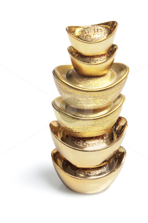 To use this stock image in your creative project, please select the size you need over to the right and click the "Add to Cart" button.
Your downloaded image will come with the Cutcaster watermark removed so don’t worry about the watermark you see on this page. Stack of Chinese Gold NUggets stock photo, Stack of Chinese Gold NUggets on White Background by Lai Leng Yiap