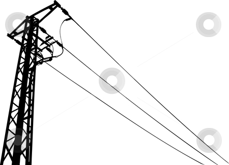 To use this stock image in your creative project, please select the size you need over to the right and click the "Add to Cart" button.
Your downloaded image will come with the Cutcaster watermark removed so don’t worry about the watermark you see on this page. Power lines vector stock vector clipart, Power lines pylon black and white vector illustration by Jan Hostasa