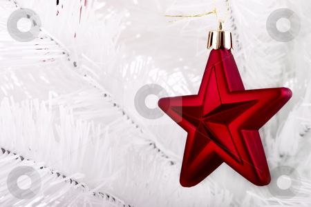 To use this stock image in your creative project, please select the size you need over to the right and click the "Add to Cart" button.
Your downloaded image will come with the Cutcaster watermark removed so don’t worry about the watermark you see on this page. Christmas ornaments stock photo, Christmas ornaments hanging from a white tree by ikostudio