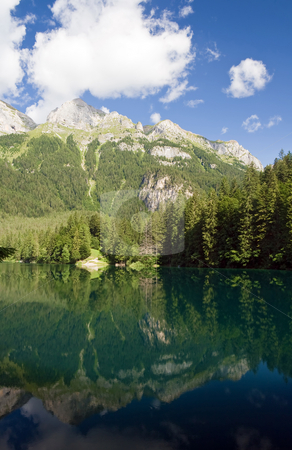 Tovel lake, Trentino, Italy Tovel lake, Trentino, Italy stock photo, Summer view of a beautiful lake in Italian alps by ANTONIO SCARPI