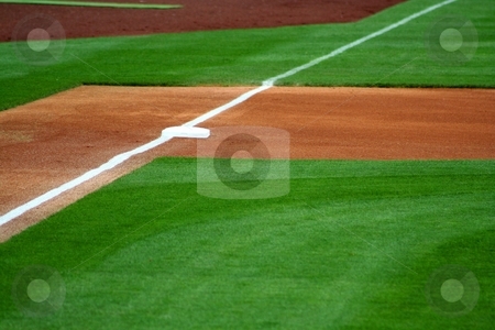 Third Base Third Base stock photo, An image of third base by Jim Mills