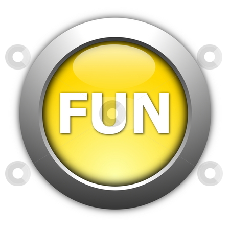 Party fun Party fun stock photo, Party or fun button for a happy day isolated on white by Gunnar Pippel