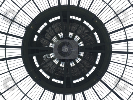 Circular pattern Circular pattern stock photo, Art nouveau dome view from underneath. by Ignacio Gonzalez Prado