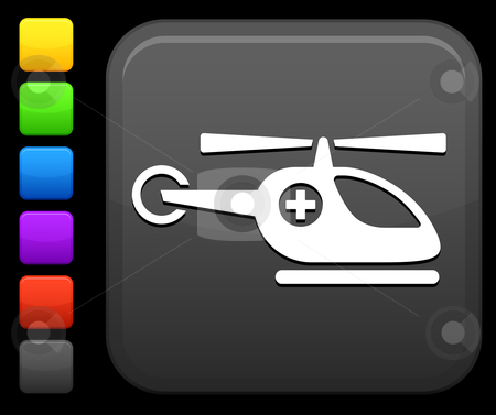 To use this stock image in your creative project, please select the size you need over to the right and click the "Add to Cart" button.
Your downloaded image will come with the Cutcaster watermark removed so don’t worry about the watermark you see on this page. Medical helicopter icon on square internet button stock vector clipart, Original vector icon. Six color options included. by L Belomlinsky