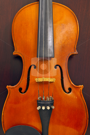 wooden violin