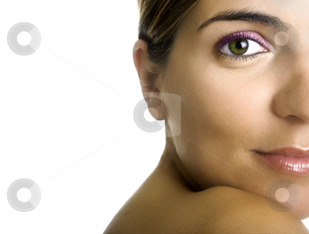 Beautiful woman portrait Beautiful woman portrait stock photo, Portrait of a young beautiful woman by ikostudio