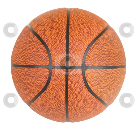 Basketball Basketball stock photo, This is a close-up of a basketball. by Denis Pepin