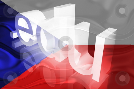 Czechoslovakia flag wavy education Czechoslovakia flag wavy education stock photo, Flag of Czechoslovakia, national symbol illustration clipart wavy edu education website by Kheng Guan Toh