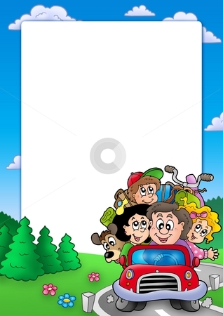 To use this stock image in your creative project, please select the size you need over to the right and click the "Add to Cart" button.
Your downloaded image will come with the Cutcaster watermark removed so don’t worry about the watermark you see on this page. Frame with family going on vacation stock photo, Frame with family going on vacation - color illustration. by Klara Viskova