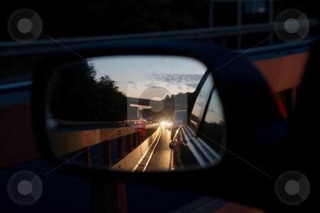 To use this stock image in your creative project, please select the size you need over to the right and click the "Add to Cart" button.
Your downloaded image will come with the Cutcaster watermark removed so don’t worry about the watermark you see on this page. Traffic stock photo, Traffic jam on the highway reflected in the side mirror of a car by P?