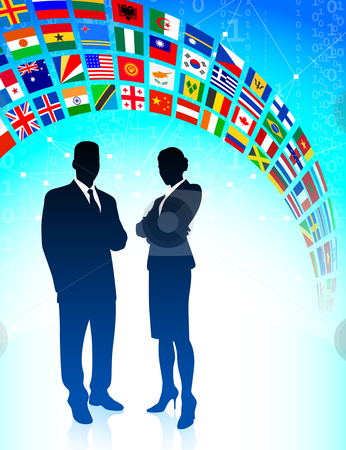 To use this stock image in your creative project, please select the size you need over to the right and click the "Add to Cart" button.
Your downloaded image will come with the Cutcaster watermark removed so don’t worry about the watermark you see on this page. Business Team with Flags Banner stock vector clipart, Business Team with Flags Banner Original Vector Illustration by L Belomlinsky