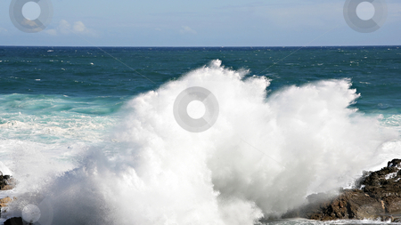 To use this stock image in your creative project, please select the size you need over to the right and click the "Add to Cart" button.
Your downloaded image will come with the Cutcaster watermark removed so don’t worry about the watermark you see on this page. Huge Waves hitting a rock stock photo, Huge Waves hitting a rock, Storms River Mouth, South Africa by Juergen Schonnop
