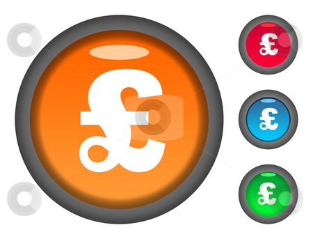 To use this stock image in your creative project, please select the size you need over to the right and click the "Add to Cart" button.
Your downloaded image will come with the Cutcaster watermark removed so don’t worry about the watermark you see on this page. English pound currency button icons stock photo, Set of colorful circular English Pound Sterling currency button icons, isolated on white background. by Martin Crowdy