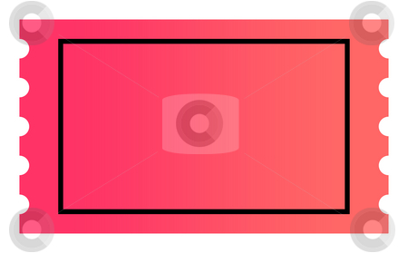 Blank ticket Blank ticket stock photo, Blank ticket with copy space isolated on white background. by Martin Crowdy