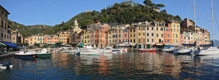 To use this stock image in your creative project, please select the size you need over to the right and click the "Add to Cart" button.
Your downloaded image will come with the Cutcaster watermark removed so don’t worry about the watermark you see on this page. Portofino panorama stock photo, Panorama of Portofino, famous small town in Mediterranean sea, Liguria, Italy by ANTONIO SCARPI