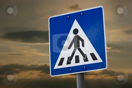 To use this stock image in your creative project, please select the size you need over to the right and click the "Add to Cart" button.
Your downloaded image will come with the Cutcaster watermark removed so don’t worry about the watermark you see on this page. Pedestrian crossing stock photo, Pedestrian crossing traffic sign against twilight sky by P?
