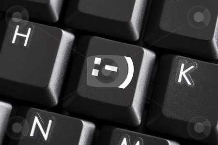 Happy feeling Happy feeling stock photo, Happy and positive emotions or feelings shown on computer keyboard by Gunnar Pippel