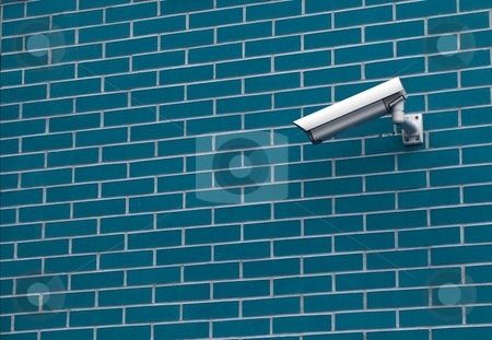 To use this stock image in your creative project, please select the size you need over to the right and click the "Add to Cart" button.
Your downloaded image will come with the Cutcaster watermark removed so don’t worry about the watermark you see on this page. Security camera stock photo, Security camera on the brick wall of a building by P?