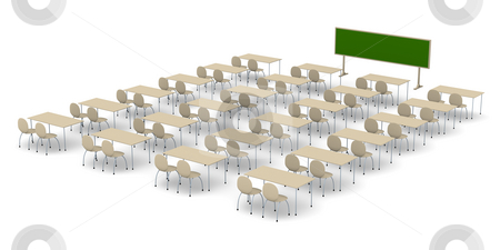 To use this stock image in your creative project, please select the size you need over to the right and click the "Add to Cart" button.
Your downloaded image will come with the Cutcaster watermark removed so don’t worry about the watermark you see on this page. Classroom stock photo, 3D rendered Illustration. by Michael Osterrieder