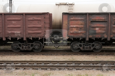 To use this stock image in your creative project, please select the size you need over to the right and click the "Add to Cart" button.
Your downloaded image will come with the Cutcaster watermark removed so don’t worry about the watermark you see on this page. Train stock photo, Fright train detail on the rails by P?
