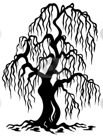 To use this stock image in your creative project, please select the size you need over to the right and click the "Add to Cart" button.
Your downloaded image will come with the Cutcaster watermark removed so don’t worry about the watermark you see on this page. Willow tree silhouette stock vector clipart, Willow tree silhouette - vector illustration. by Klara Viskova