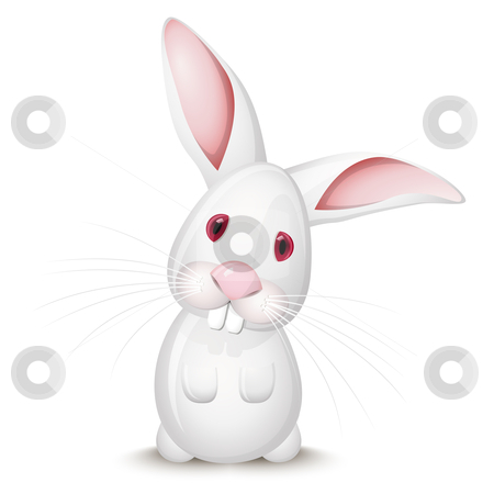 To use this stock image in your creative project, please select the size you need over to the right and click the "Add to Cart" button.
Your downloaded image will come with the Cutcaster watermark removed so don’t worry about the watermark you see on this page. Little rabbit stock vector clipart, Little white rabbit isolated on white background by Laurent Renault