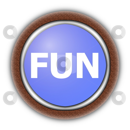 Party fun Party fun stock photo, Party or fun button for a happy day isolated on white by Gunnar Pippel