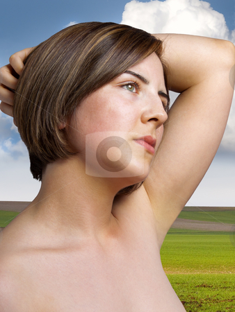 Happy woman, artistic nude in the meadow, environmental concept Happy woman, artistic nude in the meadow, environmental concept stock photo, Happy woman, artistic nude in the meadow, environmental concept by Fernando Cortes