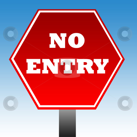 To use this stock image in your creative project, please select the size you need over to the right and click the "Add to Cart" button.
Your downloaded image will come with the Cutcaster watermark removed so don’t worry about the watermark you see on this page. No entry warning sign stock photo, No entry warning sign with copy space and blue sky background. by Martin Crowdy