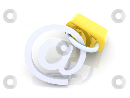 To use this stock image in your creative project, please select the size you need over to the right and click the "Add to Cart" button.
Your downloaded image will come with the Cutcaster watermark removed so don’t worry about the watermark you see on this page. Secure Email stock photo, 3d rendered Illustration. Locked email. by Michael Osterrieder