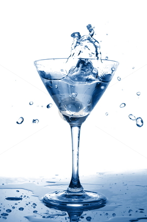 Cool water Cool water stock photo, Cool splashing water with ice cube isolated on white background by Gunnar Pippel