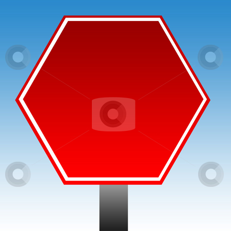 To use this stock image in your creative project, please select the size you need over to the right and click the "Add to Cart" button.
Your downloaded image will come with the Cutcaster watermark removed so don’t worry about the watermark you see on this page. Hexagonal warning sign stock photo, Red hexagonal warning sign with copy space and blue sky background. by Martin Crowdy
