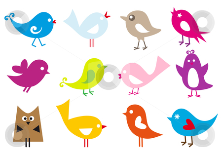 To use this stock image in your creative project, please select the size you need over to the right and click the "Add to Cart" button.
Your downloaded image will come with the Cutcaster watermark removed so don’t worry about the watermark you see on this page. Lovely birds stock vector clipart, Set of cute vector birds by Beata Kraus