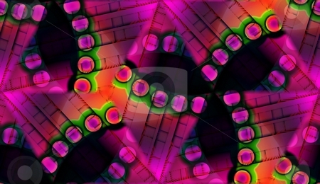 Abstract Tile Pattern Abstract Tile Pattern stock photo, A seamless abstract colour tile pattern background. by Chris Harvey