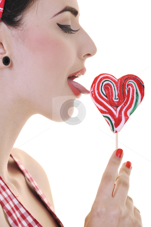 To use this stock image in your creative project, please select the size you need over to the right and click the "Add to Cart" button.
Your downloaded image will come with the Cutcaster watermark removed so don’t worry about the watermark you see on this page. Happy woman with lollipop isolated on white stock photo, Happy young woman with lollipo candy isolated on white by Benis Arapovic