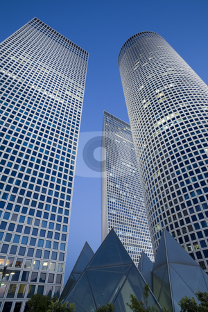 To use this stock image in your creative project, please select the size you need over to the right and click the "Add to Cart" button.
Your downloaded image will come with the Cutcaster watermark removed so don’t worry about the watermark you see on this page. Skyscrapers stock photo, Modern office building, Tel-Aviv, Israel by Dmitry Pistrov