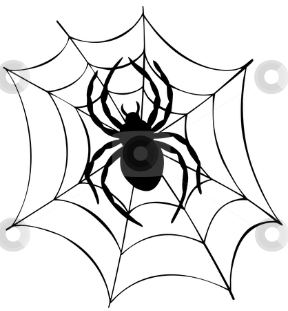 To use this stock image in your creative project, please select the size you need over to the right and click the "Add to Cart" button.
Your downloaded image will come with the Cutcaster watermark removed so don’t worry about the watermark you see on this page. Silhouette of spider in web stock vector clipart, Silhouette of spider in web - vector illustration. by Klara Viskova