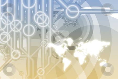 Global Business Technology Abstract Global Business Technology Abstract stock photo, Global Business Color Technology Abstract in Colors by Kheng Ho Toh