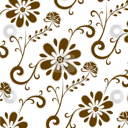 Brown flower patterns stock photo A beautiful background of brown flower