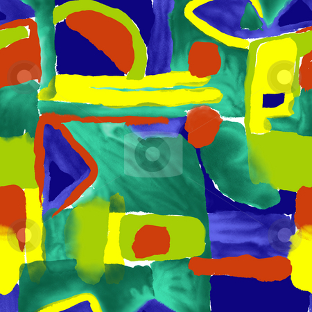 Geometric backdrop Geometric backdrop stock photo, Illustration drawing of beautiful and colourful geometry pattern by Su Li