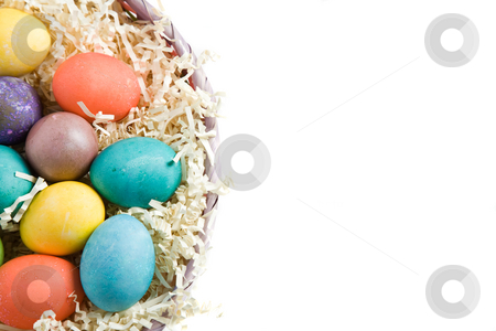 To use this stock image in your creative project, please select the size you need over to the right and click the "Add to Cart" button.
Your downloaded image will come with the Cutcaster watermark removed so don’t worry about the watermark you see on this page. Easter eggs stock photo, A shot of colorful easter eggs in a basket by Suprijono Suharjoto