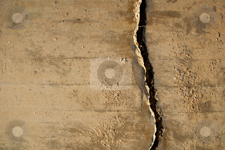 concrete wall texture. Crack in concrete wall