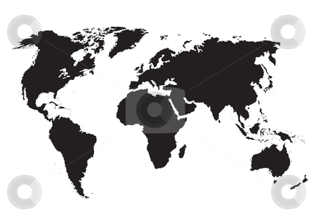 world map vector. World map with countries