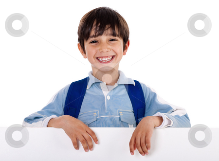 To use this stock image in your creative project, please select the size you need over to the right and click the "Add to Cart" button.
Your downloaded image will come with the Cutcaster watermark removed so don’t worry about the watermark you see on this page. Smiling young boy behind the blank board stock photo, Smiling young boy behind the blank board on isolated white background by Get4net