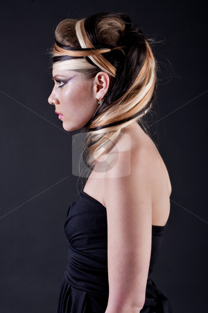 To use this stock image in your creative project, please select the size you need over to the right and click the "Add to Cart" button.
Your downloaded image will come with the Cutcaster watermark removed so don’t worry about the watermark you see on this page. Beautiful girl with make-up stock photo, Beautiful girl with make-up over black background by Get4net
